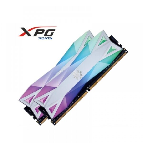 ADATA XPG SPECTRIX D60G 16GB (8GBX2) RGB DDR4 3000MHZ RAM (AX4U300038G16A-DW60)