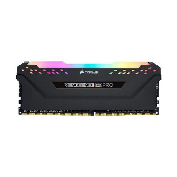CORSAIR VENGEANCE RGB PRO 8GB(8GBx1) DDR4 3600MHz BLACK (FOR AMD)
