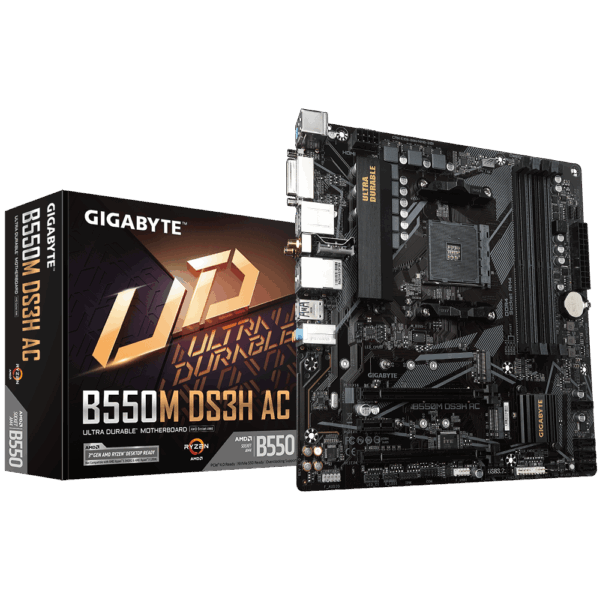 GIGABYTE B550M DS3H AC MOTHERBOARD