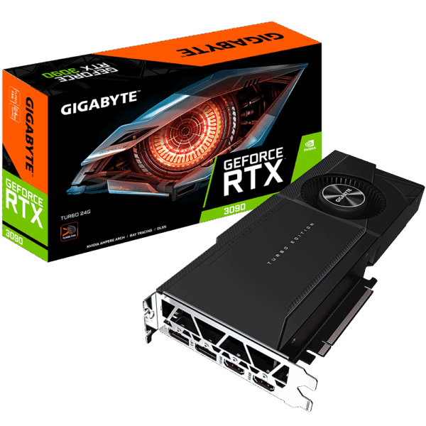 GIGABYTE GEFORCE RTX 3090 TURBO 24G GDDR6X GRAPHICS CARD