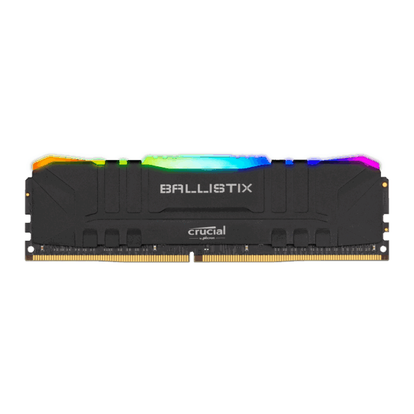 Crucial Ballistix RGB 16GB DDR4 3200MHZ Ram Black PC Studio