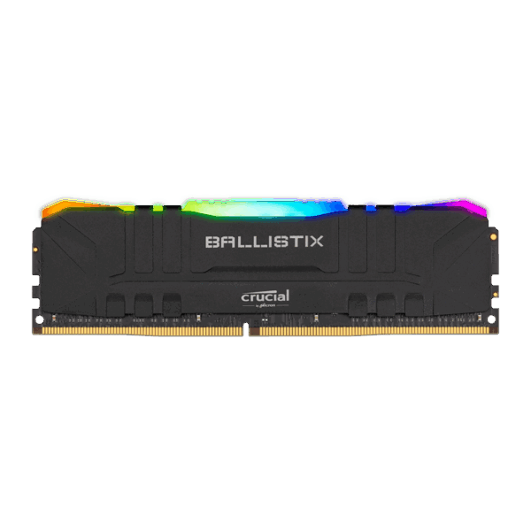 CRUCIAL BALLISTIX RGB 16GB DDR4 3200MHZ RAM (BLACK) (BL16G32C16U4BL)