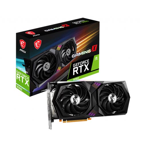 MSI GEFORCE RTX 3060 GAMING X 12GB GDDR6 GRAPHICS CARD