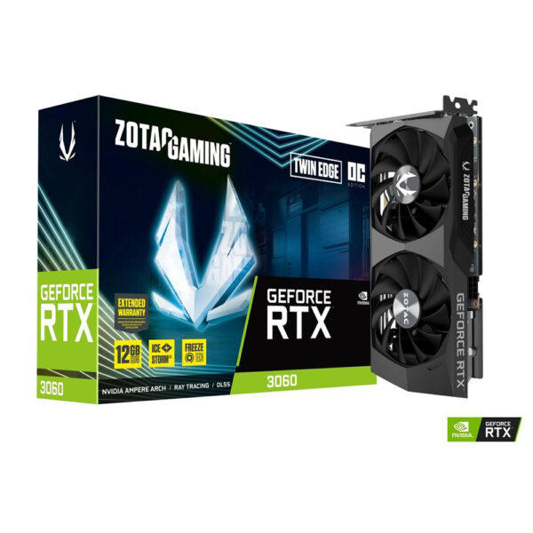 Zotac Gaming Geforce Rtx 3060 Twin Edge Oc 12G Gddr6 Graphics Card (Zt-A30600H-10M)