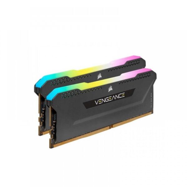 Corsair Vengeance Rgb Pro Sl 32Gb(16Gbx2) Ddr4 3200Mhz C16 Ram – Black (Cmh32Gx4M2E3200C16)