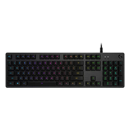 LOGITECH G512 CLIKY RGB MECHANICAL KEYBOARD-GX BLUE SWITCH (920-008949)