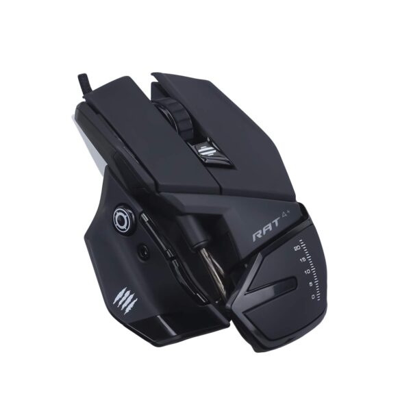 MAD CATZ THE AUTHENTIC R.A.T. 4+ WIRED GAMING MOUSE (MR03MCINBL000-0)