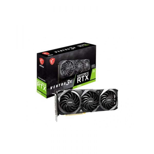 MSI GEFORCE RTX 3060 VENTUS 3X 12GB OC GDDR6 GRAPHICS CARD