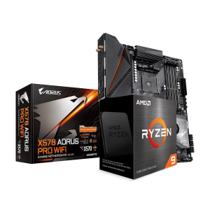 AMD RYZEN 9 5900X & GIGABYTE X570 AORUS PRO WIFI COMBO