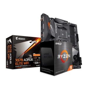 AMD RYZEN 9 5900X & GIGABYTE X570 AORUS ELITE WIFI COMBO