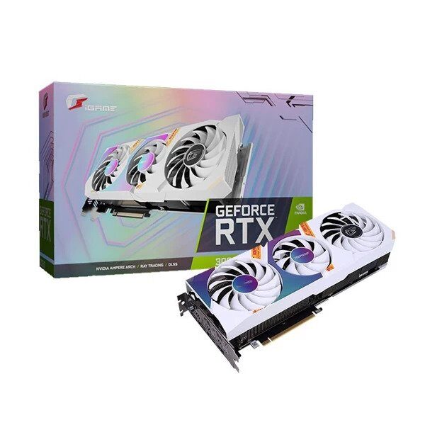 Colorful Igame Rtx 3060 Ultra White Oc-V 12Gb Gaming Graphics Card