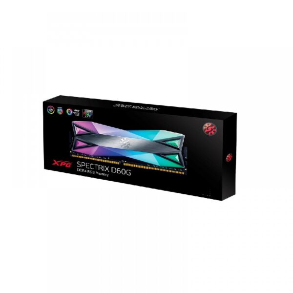 Adata Xpg Spectrix D60G 16Gb (8Gbx2) Ddr4 Rgb 3200Mhz Ram (Ax4U32008G16A-Dt60)