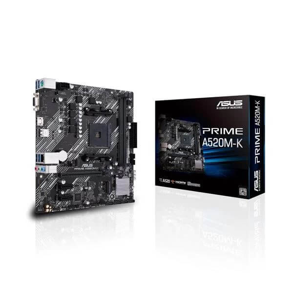 ASUS PRIME A520M-K AMD AM4 MATX MOTHERBOARD