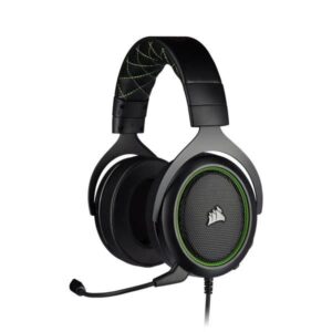 CORSAIR HS50 PRO STEREO OVER EAR GAMING HEADSET WITH MIC (GREEN) (CA-9011216-AP)