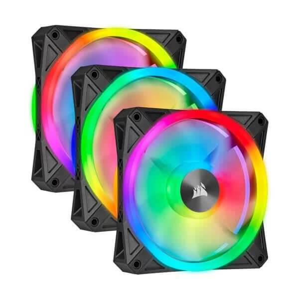 CORSAIR ICUE QL120 RGB 120mm PWM CABINET FAN (TRIPLE PACK)