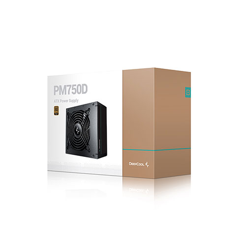 Deepcool Pm750D 80 Plus Gold Atx Power Supply (R-Pm750D-Fa0B-Uk)