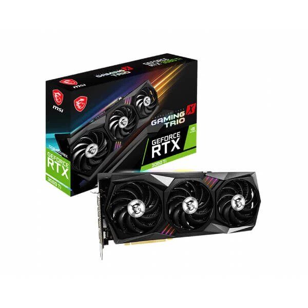Msi Geforce Rtx 3080 Ti Gaming X Trio Gddr6X 12Gb Graphics Card (RTX-3080-TI-GAMING-X-TRIO-12G)