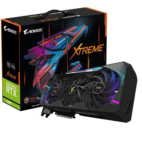 AORUS GEFORCE RTX 3080 XTREME 10G GRAPHICS CARD (Rev. 2.0) (GV-N3080AORUS X-10GD)