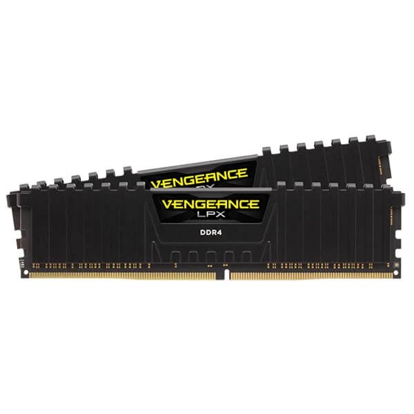 CORSAIR VENGEANCE LPX 64GB (32GBx2) DDR4 3200MHz RAM (BLACK) (CMK64GX4M2E3200C16)