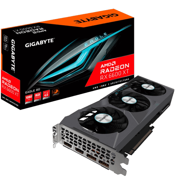 GIGABYTE RADEON RX 6600 XT EAGLE 8GB GRAPHICS CARD (GV-R66XTEAGLE-8GD)