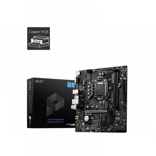 Msi B560M Pro-E Lga1200 Matx Motherboard