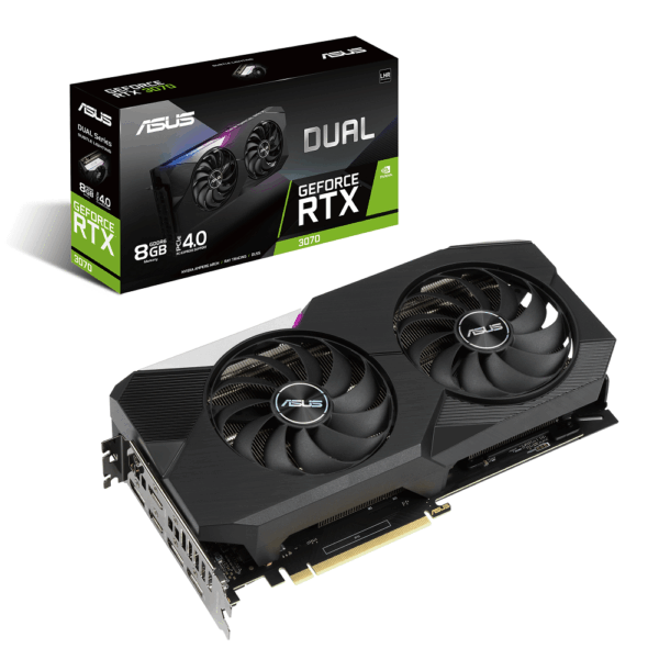 ASUS DUAL GEFORCE RTX 3070 V2 LHR 8GB GDDR6 GRAPHICS CARD