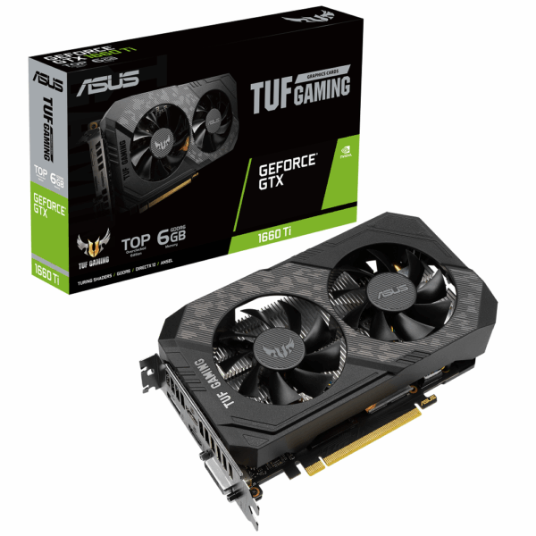 ASUS TUF GAMING GEFORCE GTX 1660 TI EVO TOP EDITION 6GB GDDR6 GRAPHICS CARD