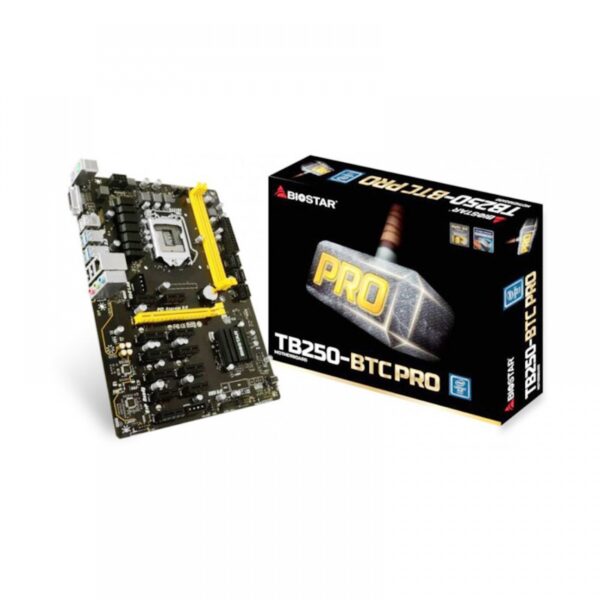 BIOSTAR TB250-BTC PRO LGA1151 ATX MOTHERBOARD