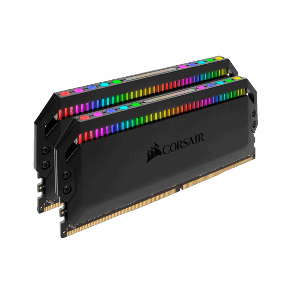 CORSAIR DOMINATOR PLATINUM RGB 16GB (2x8GB) DDR4 DRAM 3600MHz C18 RAM (CMT16GX4M2D3600C18)