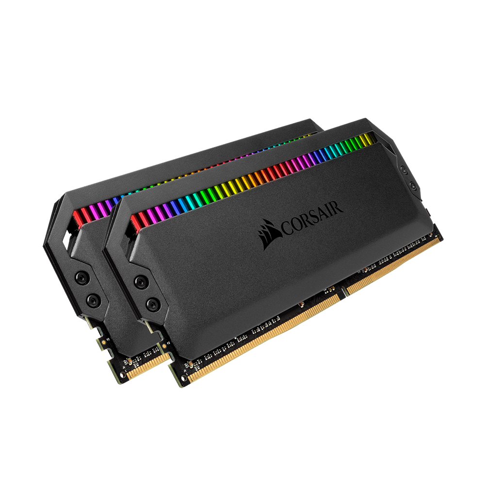 CORSAIR DOMINATOR PLATINUM RGB 32GB (2x16GB) DDR4 DRAM 3200MHz C16 RAM (CMT32GX4M2E3200C16)