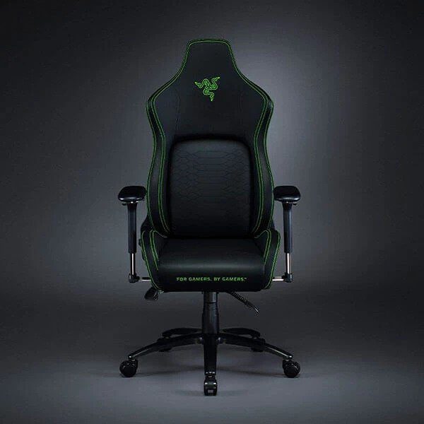 Razer Iskur Gaming Chair With Built-In Lumbar Support (Black-Green) (Rz38-02770100-R3U1)