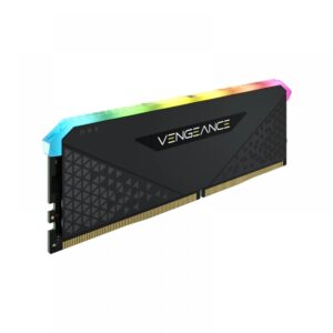 CORSAIR VENGEANCE RGB RS 16GB (16GBX1) DDR4 DRAM 3200MHZ C16 MEMORY BLACK (CMG16GX4M1E3200C16)