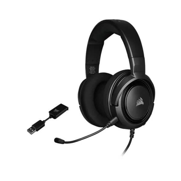 CORSAIR HS45 7.1 SURROUND SOUND GAMING HEADSET (CARBON) (CA-9011220-AP)