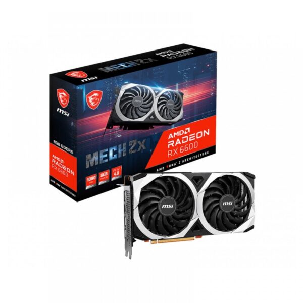 MSI RADEON RX 6600 MECH 2X 8G GDDR6 GRAPHICS CARD