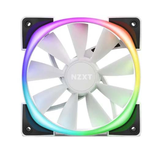 Nzxt Aer Rgb 2 120Mm White Cabinet Fan (Hf-28120-Bw)