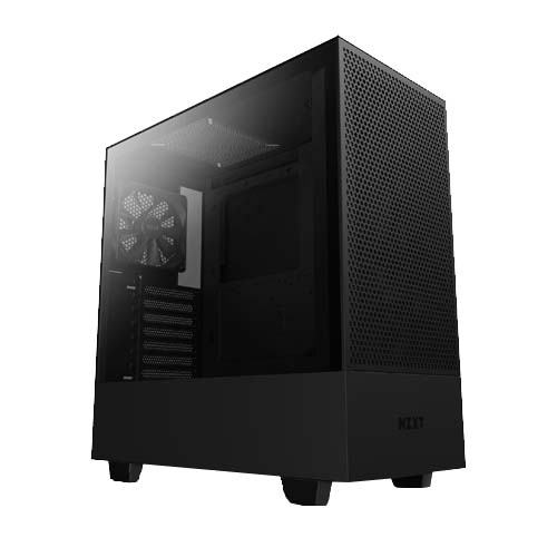 NZXT H510 FLOW COMPACT ATX MID TOWER CABINET (BLACK) (CA-H52FB-01)