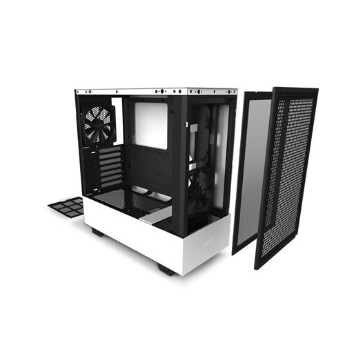 Nzxt H510 Flow Compact Atx Mid Tower Cabinet (White) (Ca-H52Fw-01)