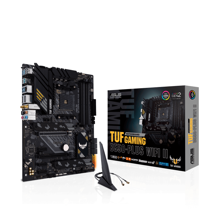 ASUS TUF GAMING B550 PLUS WIFI II AMD AM4 ATX MOTHERBOARD