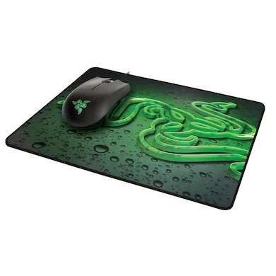 Razer Abyssus & Goliathus Speed Mouse & Mouse Mat Bundle (Black) (Rz84-00360200-B3M1)