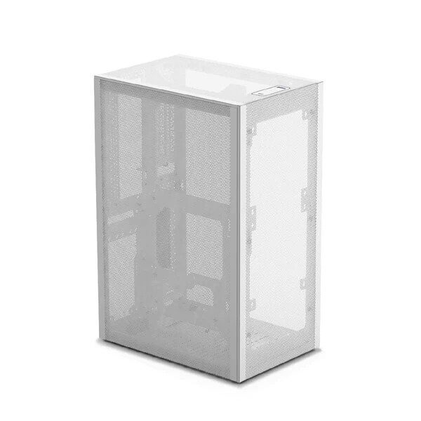 Ssupd Meshlicious (M-Itx) Mini Tower Cabinet With Pcie 4.0 Riser Cable And Full Mesh Side Panel (White) (G99-Oe759Fmw4-00)