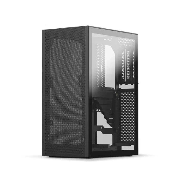Ssupd Meshlicious Mini Tower Cabinet With Pcie 3.0 Riser Cable And Tempered Glass Side Panel (Black) (G99-Oe759X-00)