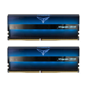 TEAMGROUP T-FORCE XTREEM ARGB 3200MHz CL14 16GB Kit (2x8GB) DDR4 DRAM DESKTOP GAMING RAM (BLUE) (TF10D416G3200HC14BDC01)