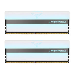 TEAMGROUP T-FORCE XTREEM ARGB 3200MHz CL14 32GB Kit (2x16GB) DDR4 DRAM DESKTOP GAMING RAM (WHITE) (TF13D432G3200HC14BDC01)