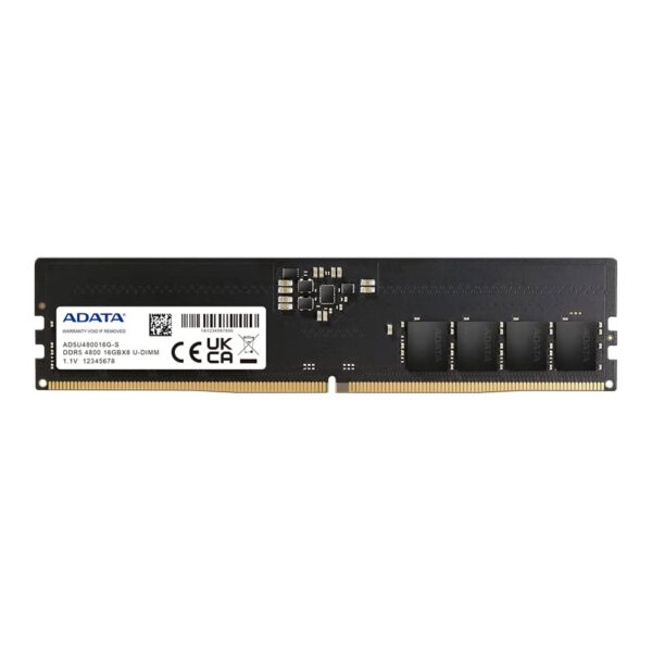 Adata Premier Ddr5 16Gb 4800Mhz Udimm Desktop Ram (Ad5U480016G-R)