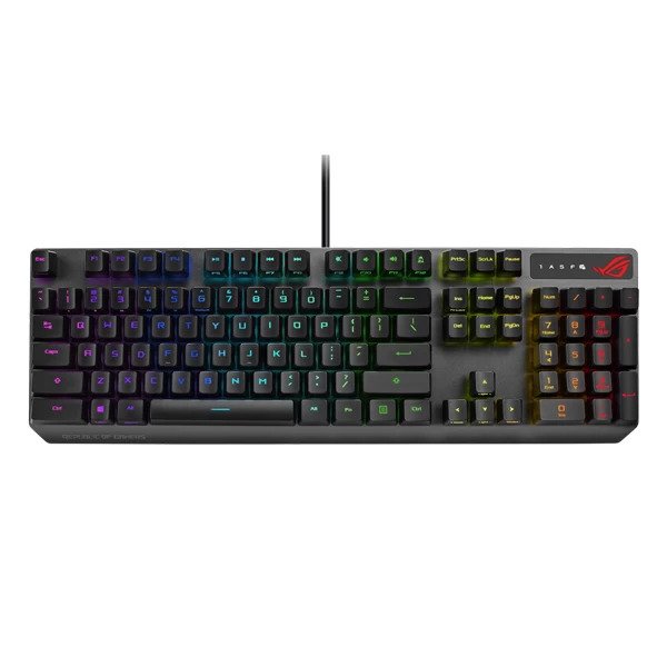 ASUS ROG STRIX SCOPE RX MECHANICAL GAMING KEYBOARD RED OPTICAL SWITCHES (BLACK)