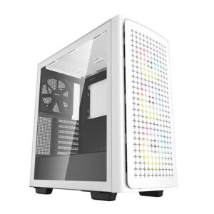 DEEPCOOL CK560 ARGB E-ATX MID TOWER CABINET WITH USB TYPE-C (WHITE) (R-CK560-WHAAE4-G-1)