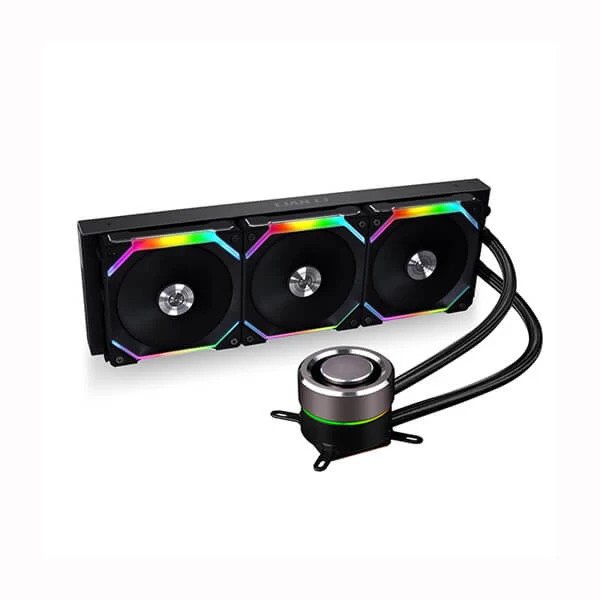 LIAN LI GALAHAD 360 ARGB CPU LIQUID COOLER WITH UNI FAN SL EDITION (BLACK) (G89-GA360SLB-IN)