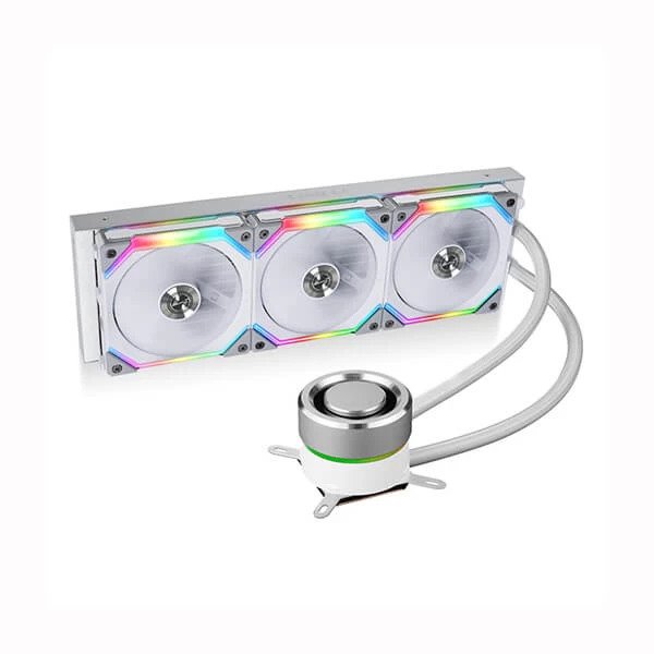 LIAN LI GALAHAD 360 ARGB CPU LIQUID COOLER WITH UNI FAN SL EDITION (WHITE) (G89-GA360SLA-IN)