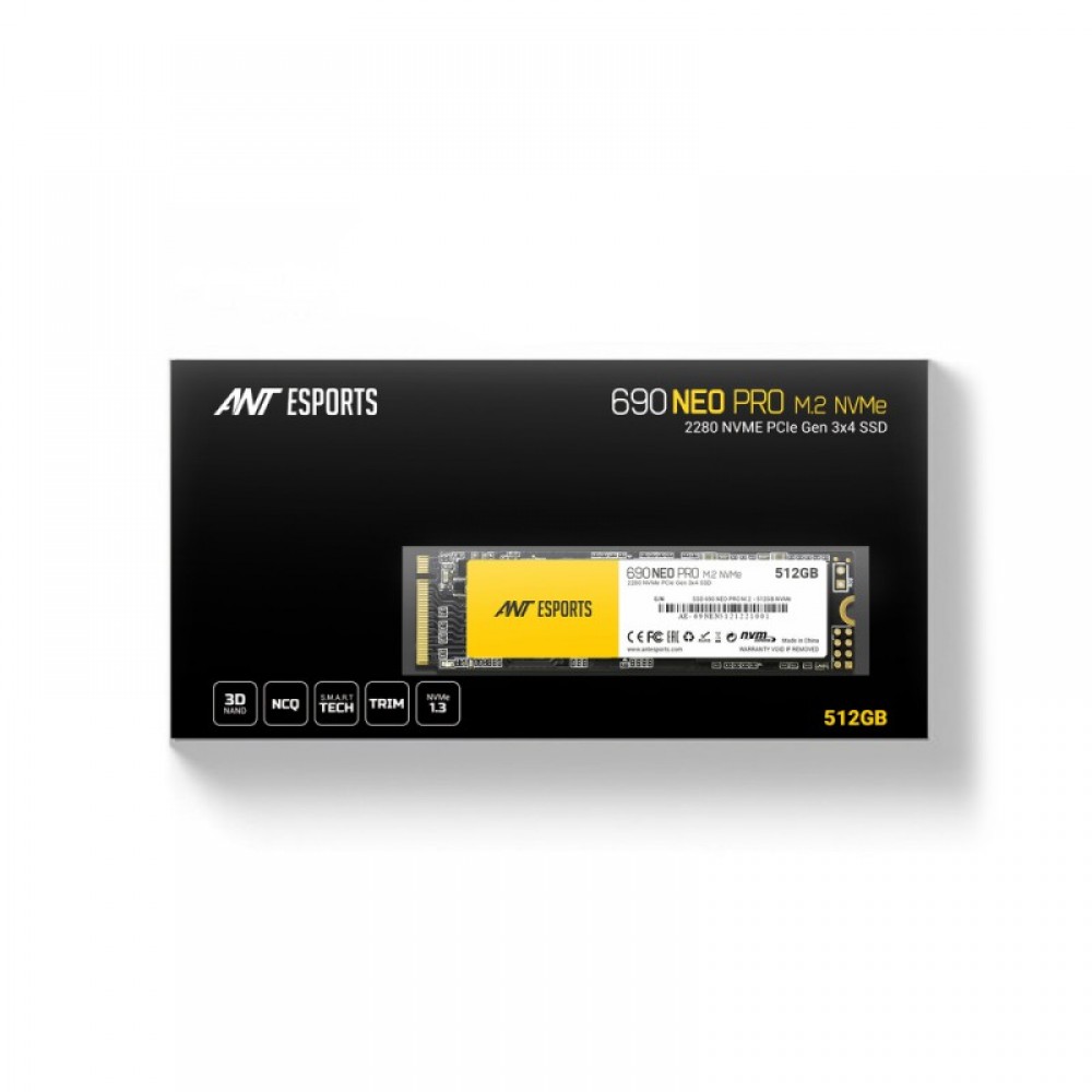 ANT ESPORTS 690 NEO PRO 512GB M.2 NVME SSD (8906136071025)