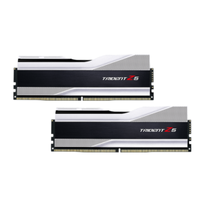 GSKILL TRIDENT Z5 RGB 32GB(16GBx2) DDR5 5600MHz CL36 RAM (SILVER) (F5-5600J3636C16GX2-TZ5S)